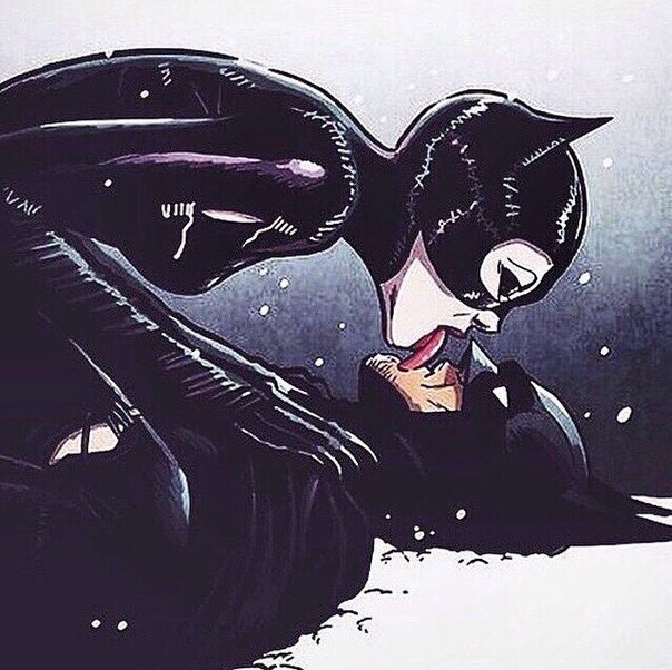 Женщина кошка и бэтмен